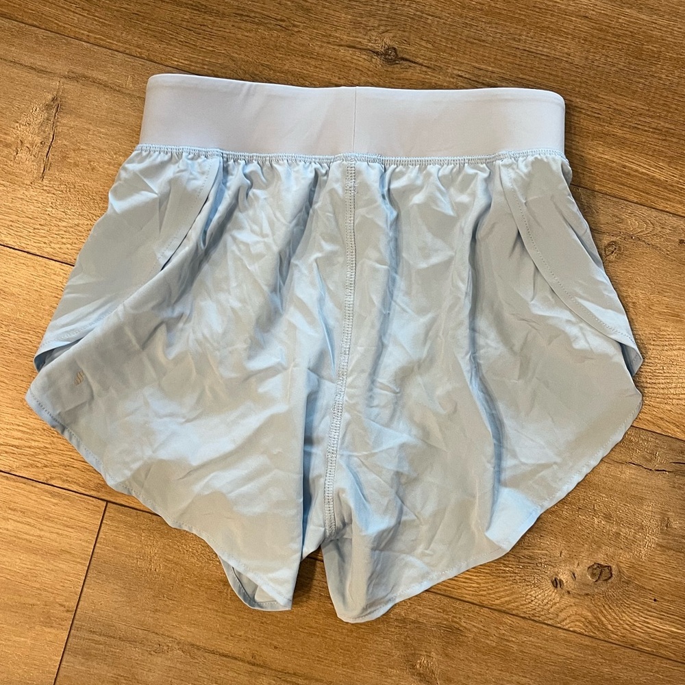 NWOT Amazon Running Shorts Light Blue